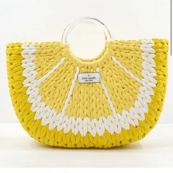 kate spade Bags Kate Spade Picnic Perfect Lemon Medium Tote Poshmark